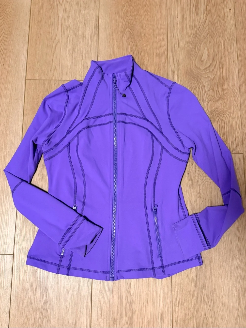 Lululemon vintage define Women’s Purple Full-Zip Athletic Jacket size 12 - Picture 1 of 5